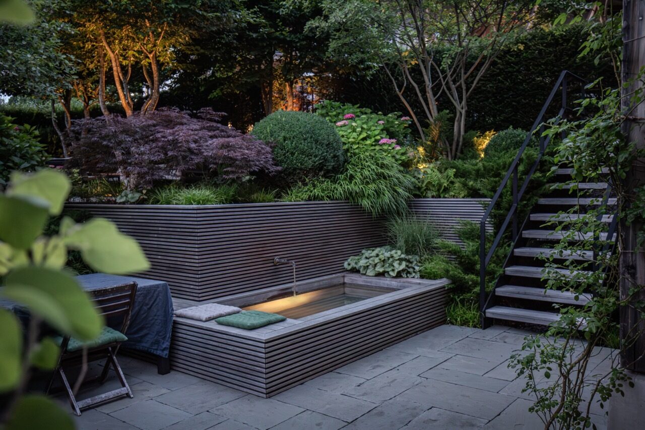 10 Lsla Amelanchier Juniperus Hydrangea Brunnera Garten Design Brunnen Treppe Schrank Pflanzen Holz Ipe Garten Gestaltung