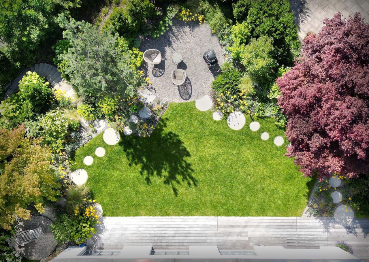 9 Design Garten Sitzplatz Beton Rund Mediterran